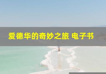 爱德华的奇妙之旅 电子书